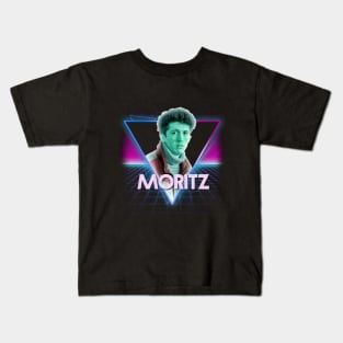 Moritz Retro 80s Neon Landscape Kids T-Shirt